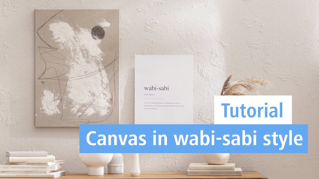 Canvas in wabi-sabi style ▪ DIY Tutorial | STAEDTLER