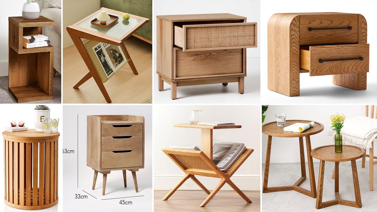 Wooden Side Table Ideas _ End Table _ Sofa Side Table _ Bed Side Table