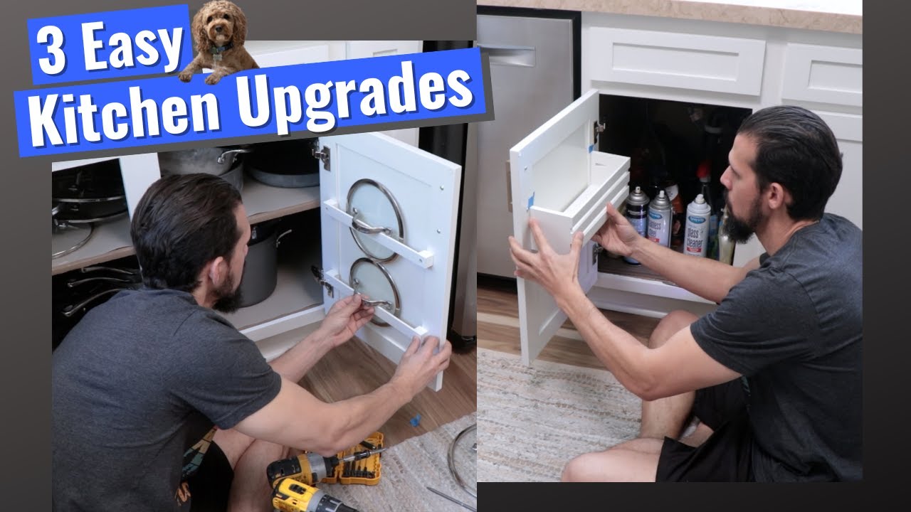 3 Easy Kitchen Cabinet Upgrades