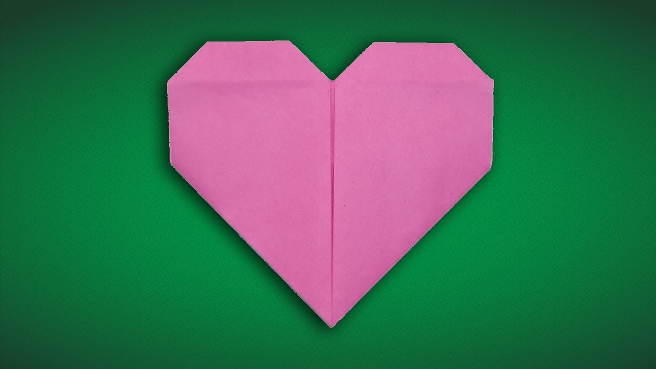 How to Make Origami Heart - DIY Heart With Color Paper for Valentine's Day