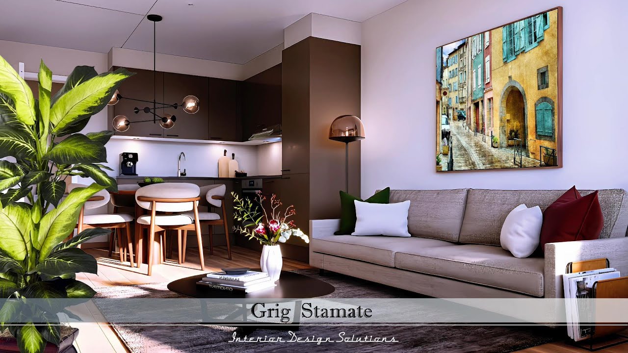 Cute Small Apartments, Creative Design Ideas, #31