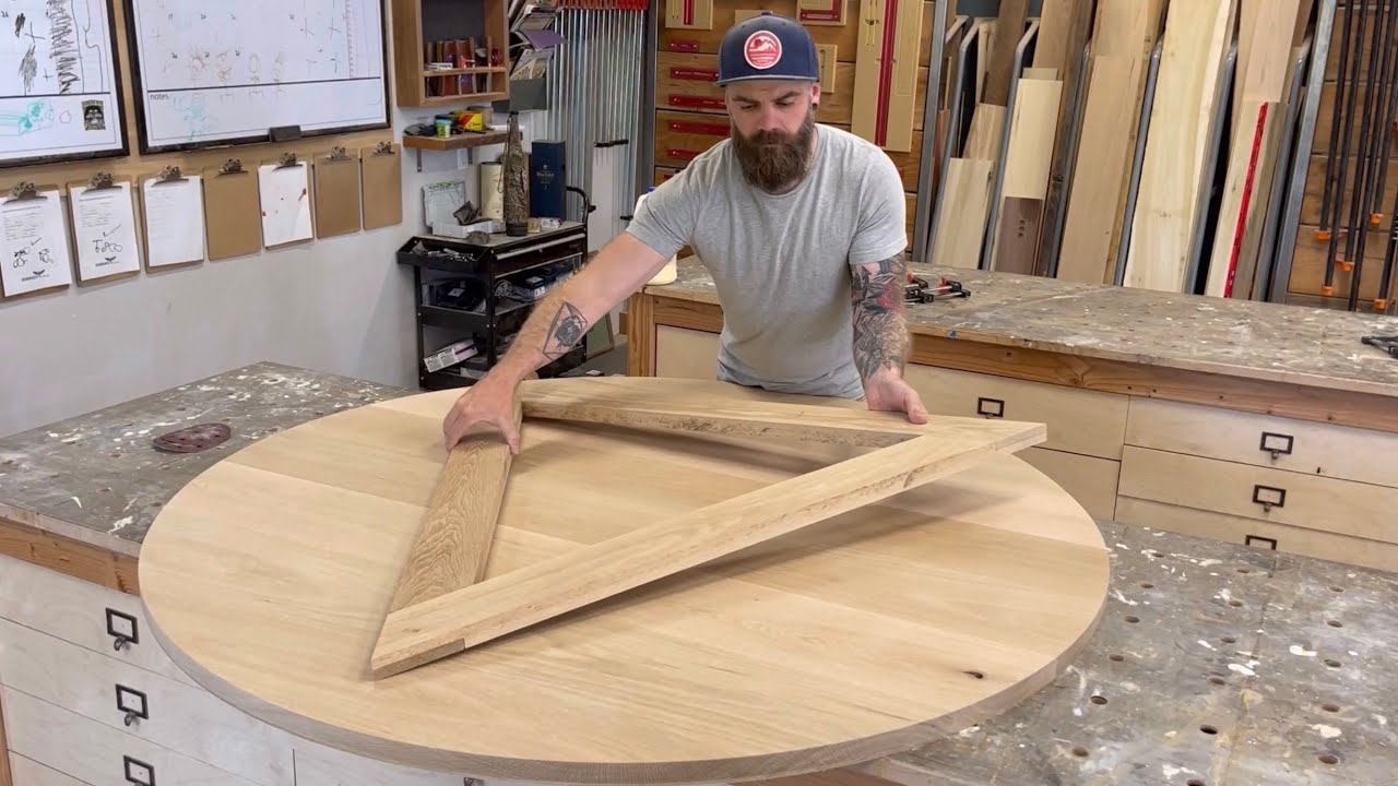 Simple Round Coffee Table || DIY Living Room Upgrade