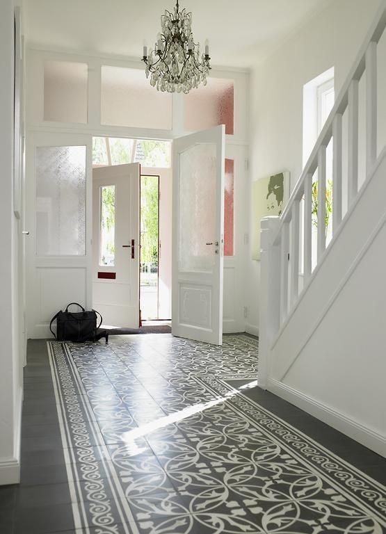 10 decorating tips to relook the entrance without ruining it 2 a different floor in entrance