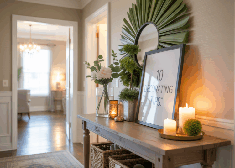 10 decorating tips to relook the entrance without ruining it