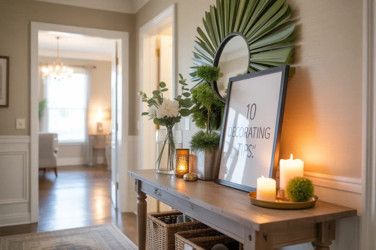 10 decorating tips to relook the entrance without ruining it