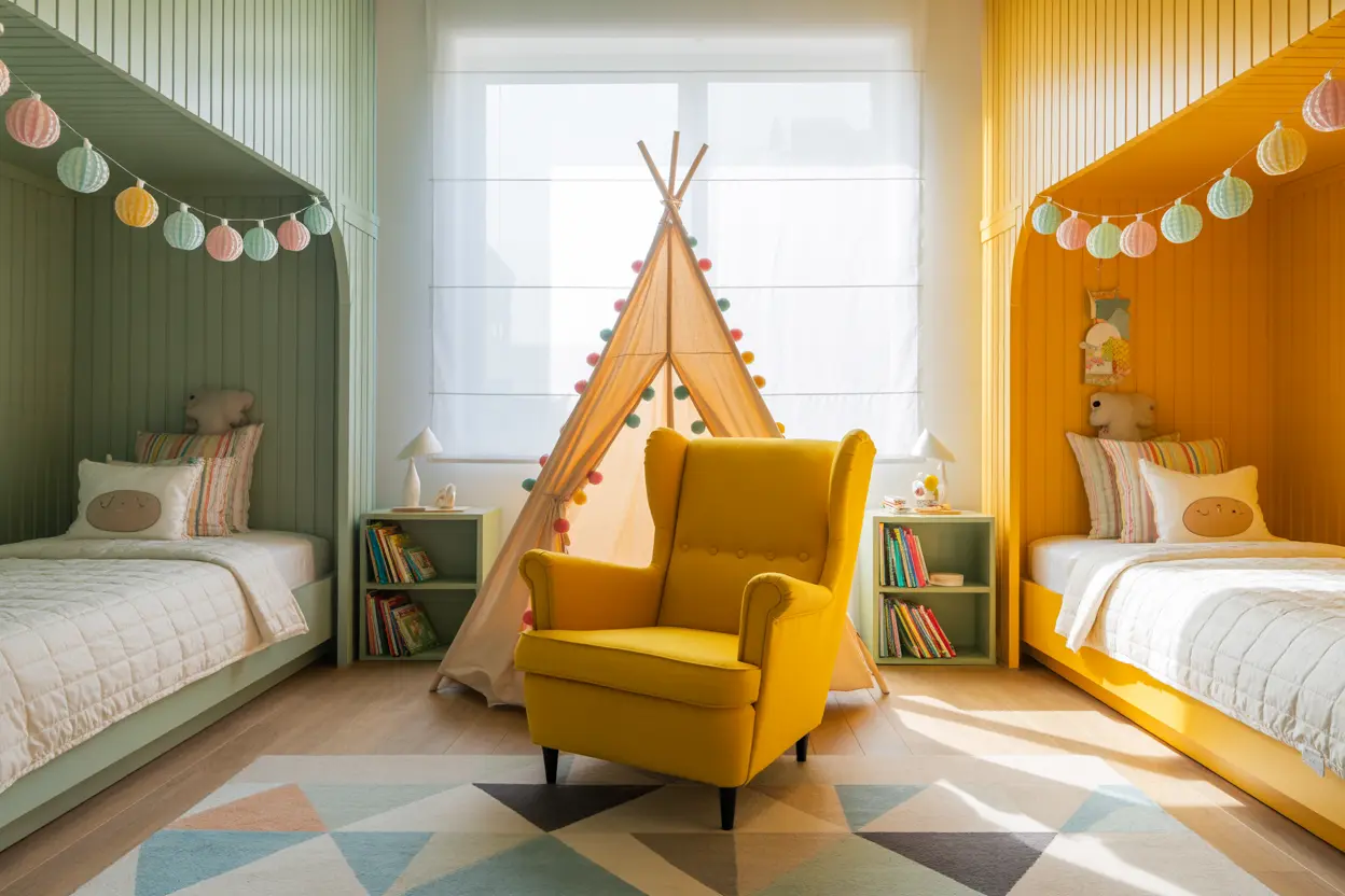 1 room, 2 kids: 10 ideas to share the space