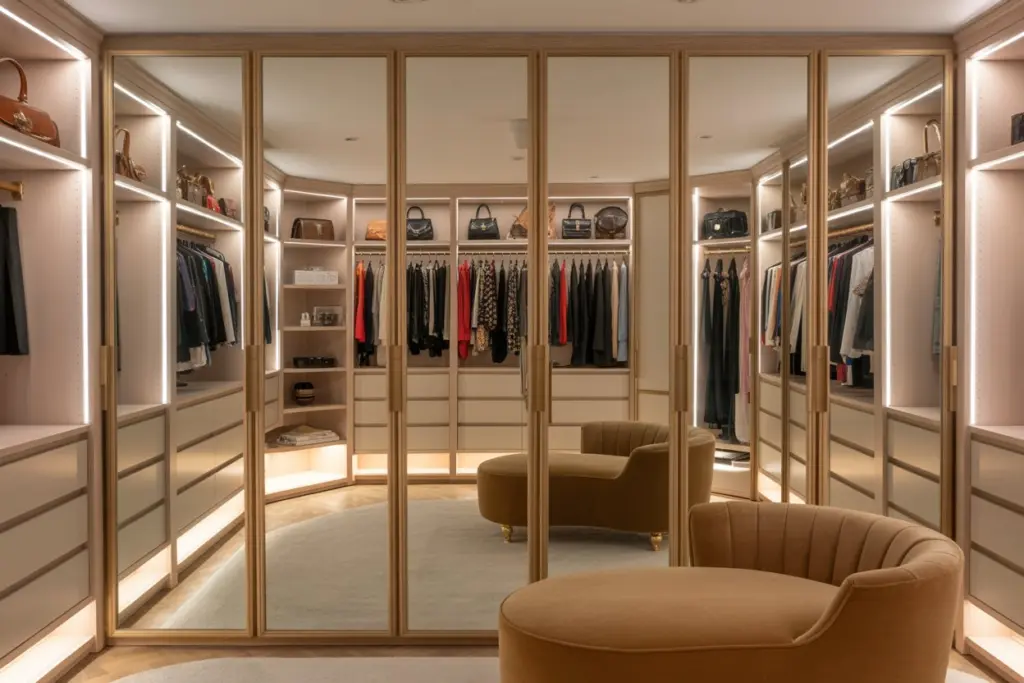How to make a dressing room 