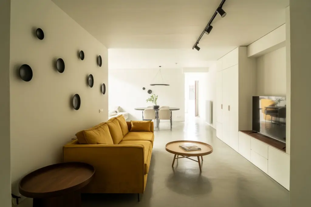 Learn how to design a living room according to its form 3 full-length living room