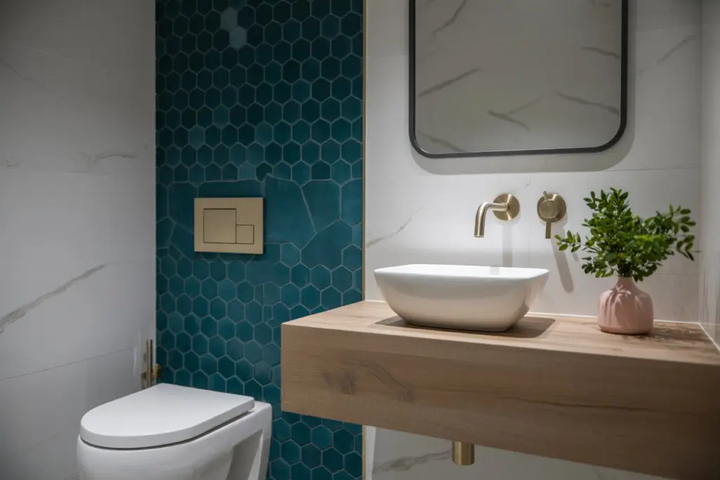 Bathroom design: 15 trendy 2025 colors to adopt 5 duck blue in bath