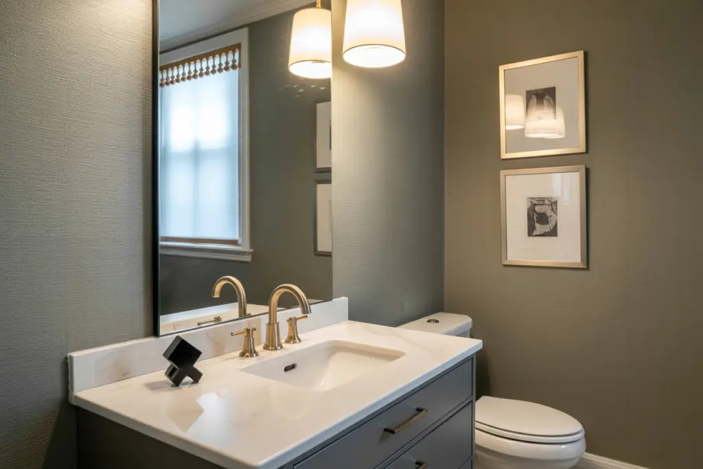 Bathroom design: 15 trendy 2025 colors to adopt 13 grey bathroom