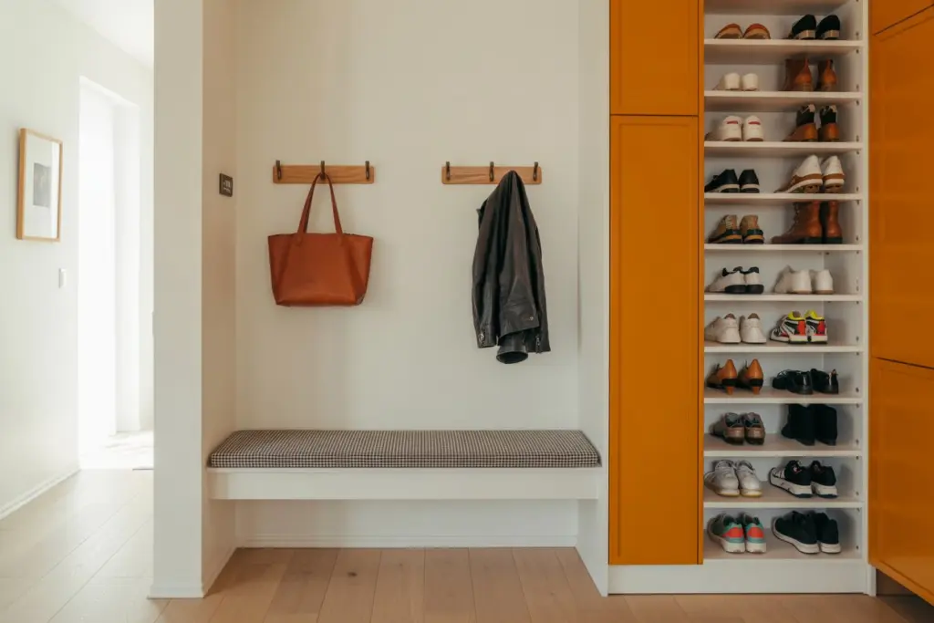 entrance with storage space 
