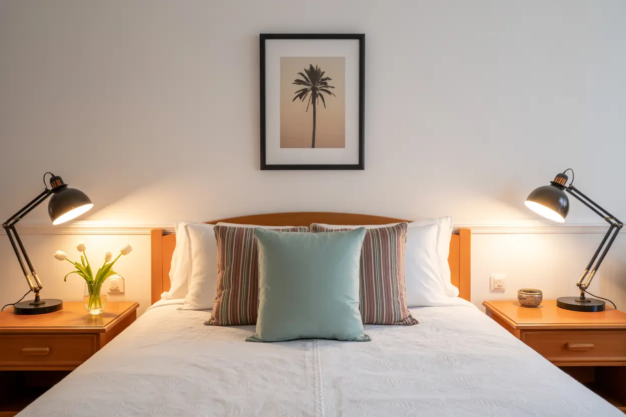 15 ideas for a small double bedroom