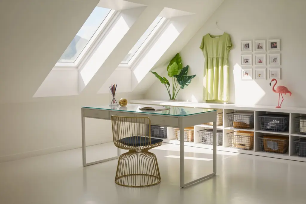 storage space under roof