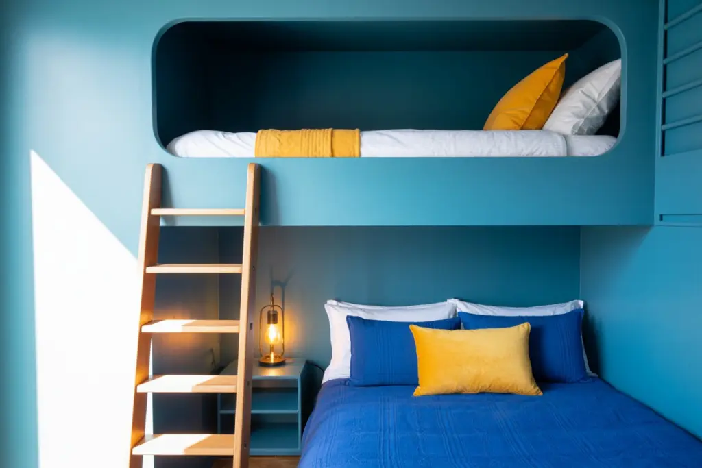 blue bedroom