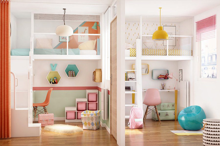1 bedroom, 2 kids: 10 ideas to share the space