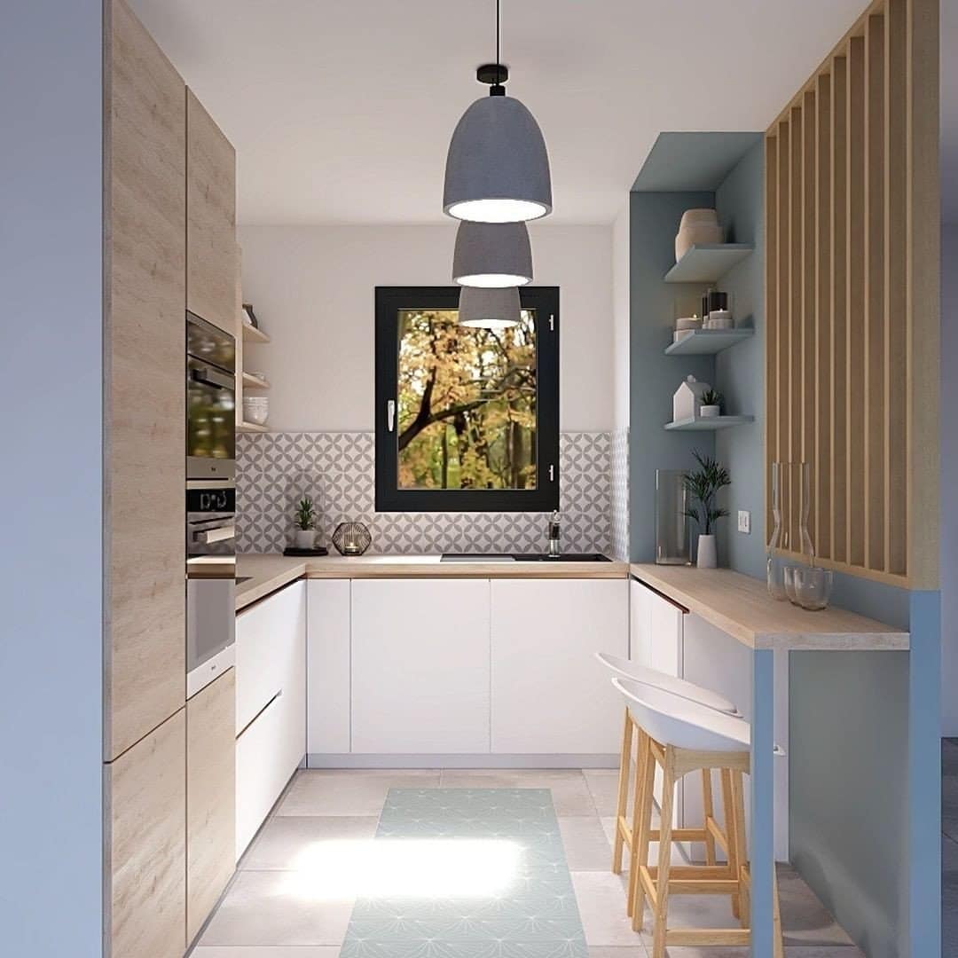 6 ideas to design your open kitchen to living room successfully 7 An interior claustra for a design separation