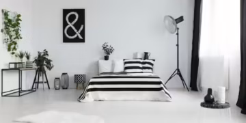 11 tips to design a black and white room