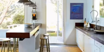 open kitchen to living room