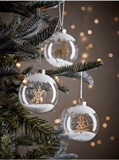 Trendy Christmas 2023 tree decoration 
original christmas baubles