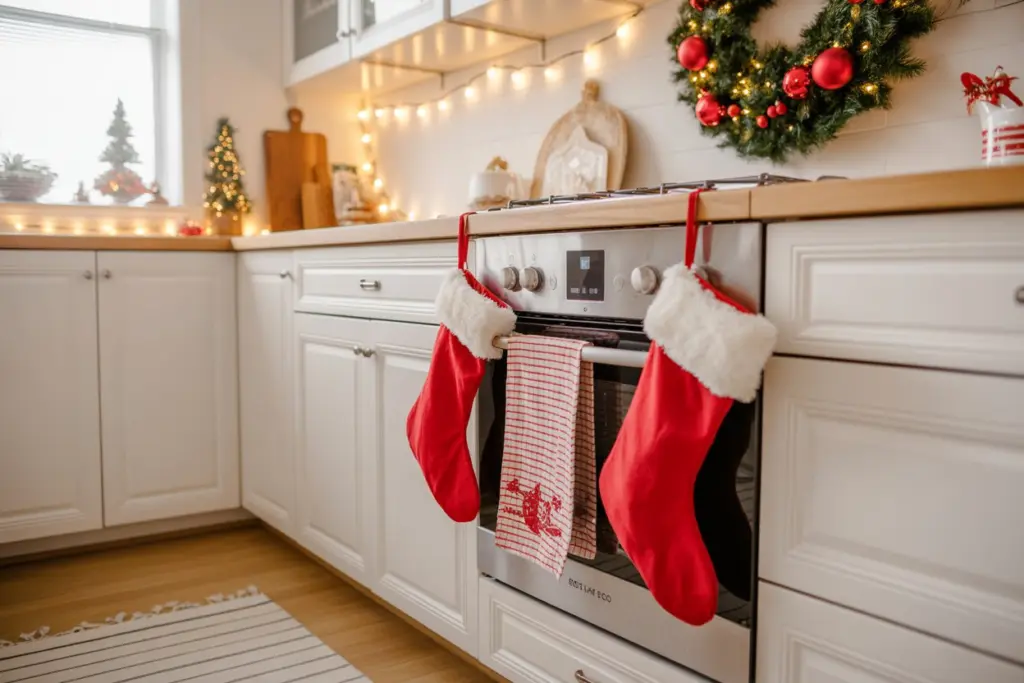 Kitchen Countertop Christmas Decor 