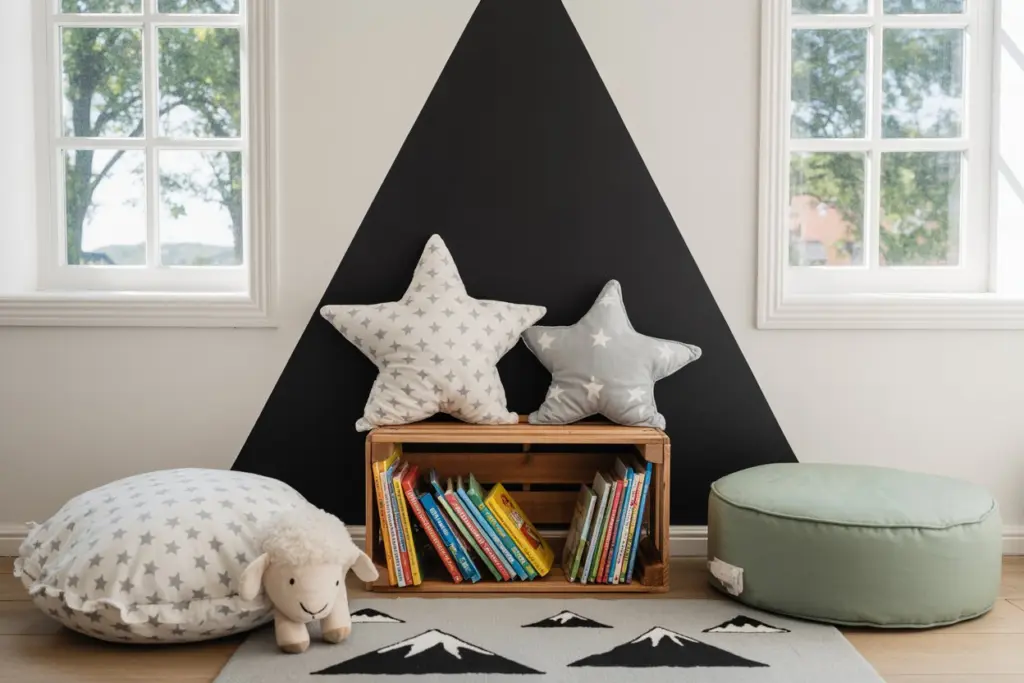 Create a relaxing space in cocooning baby room