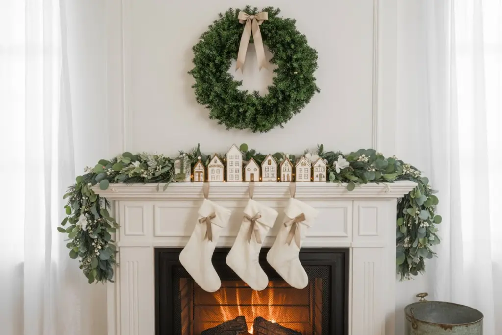 Christmas Fireplace Decor