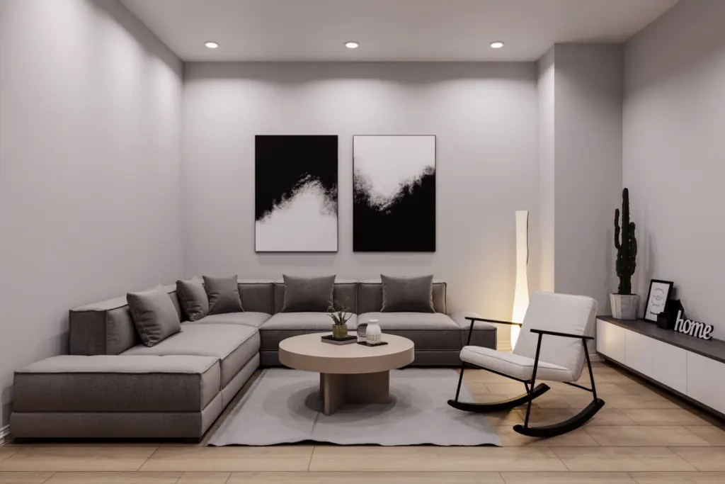 Minimalist style and color combination