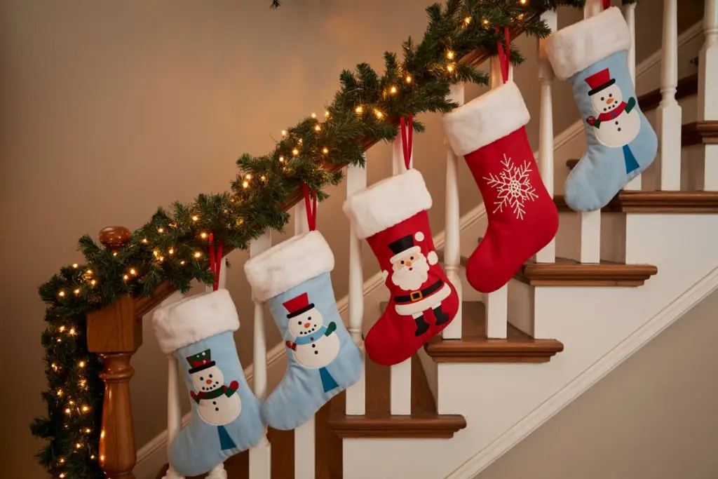 Christmas Staircase decoration
|Stairway decoration Christmas