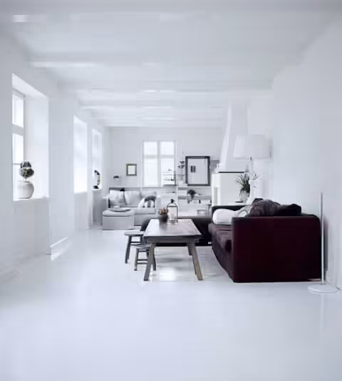 white interior