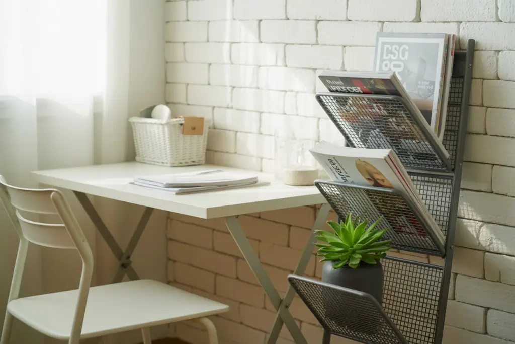 17 ways to boost a white interior design 14 minimalist workspace setup