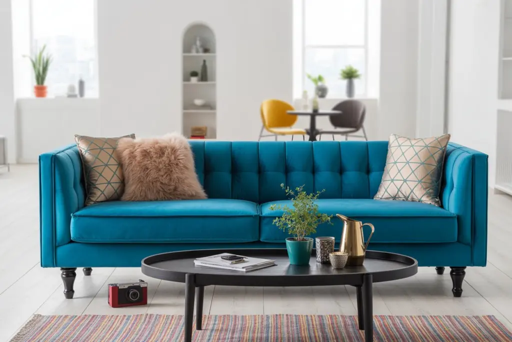 17 ways to boost a white interior design 3 A double room of character thanks to ethnic touches