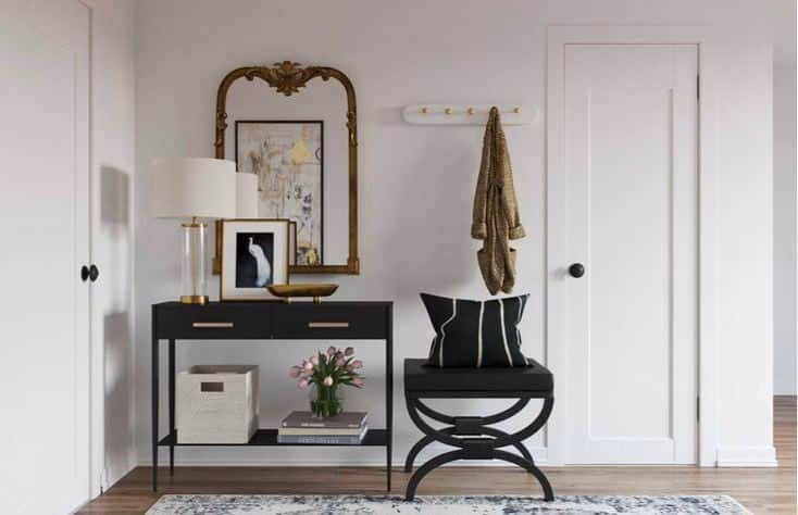 entrance in heavenly interior design 