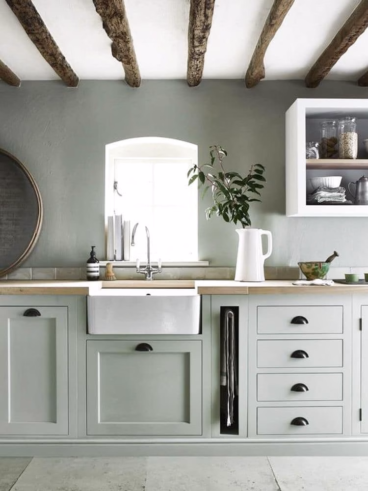 painted backsplash