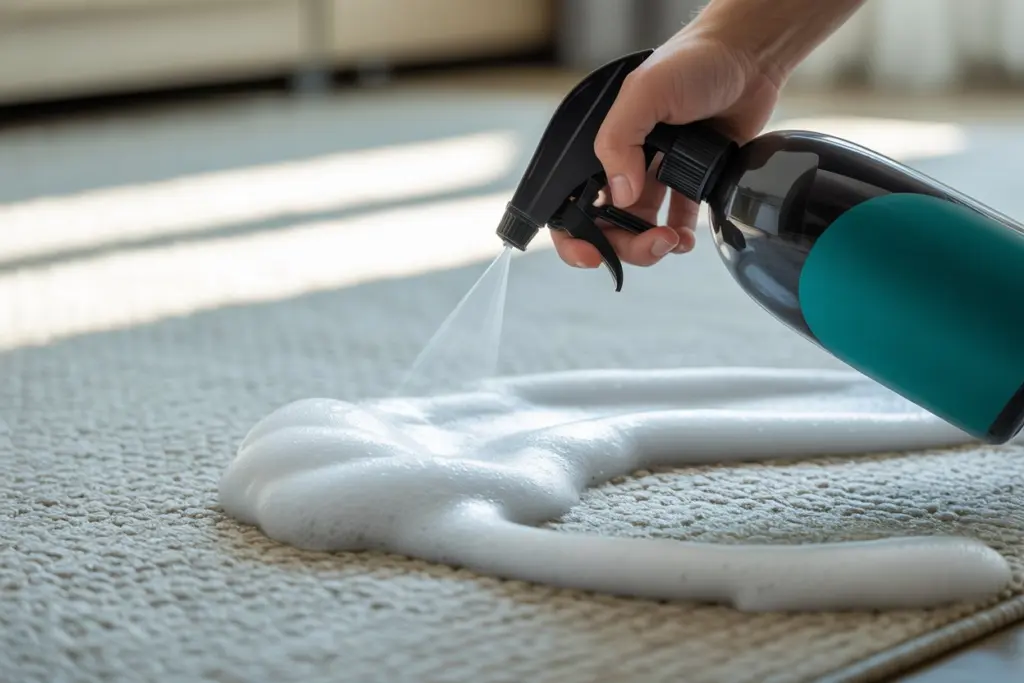 15 tips to clean a dirty carpet without damaging it 6 shaving foam to clean a stained carpet