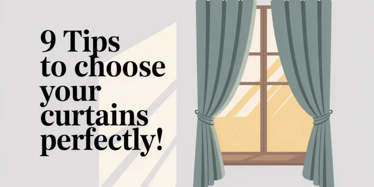 9 tips to choose your curtains perfectly!