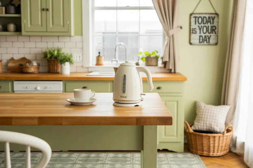 Neutral and soothing colors for kitchen cabinets