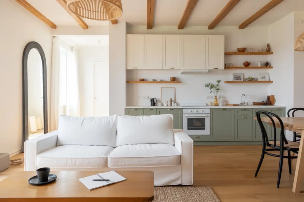 A touch of green for a nature-inspired kitchen