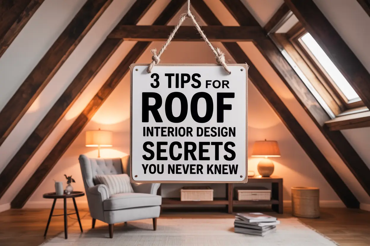 3 tips for roof interior design secrets you never knew