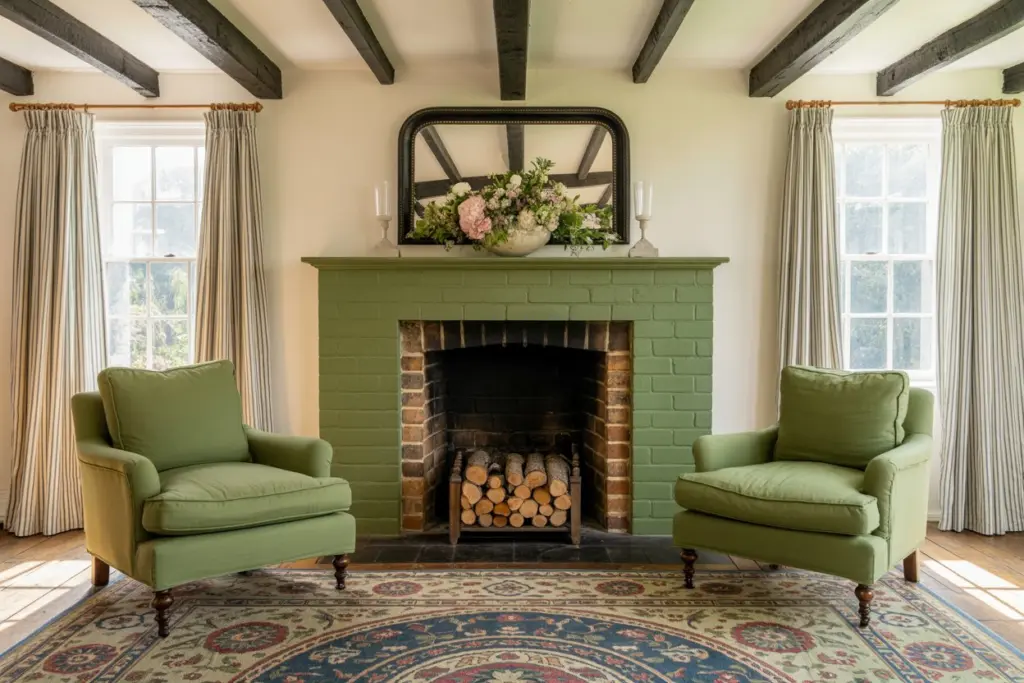 Fireplace decoration: How to decorate a fireplace top? 9 The fireplace, a design at the center of attention