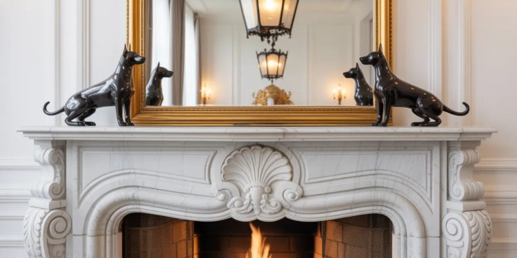 Fireplace decoration: How to decorate a fireplace top?
