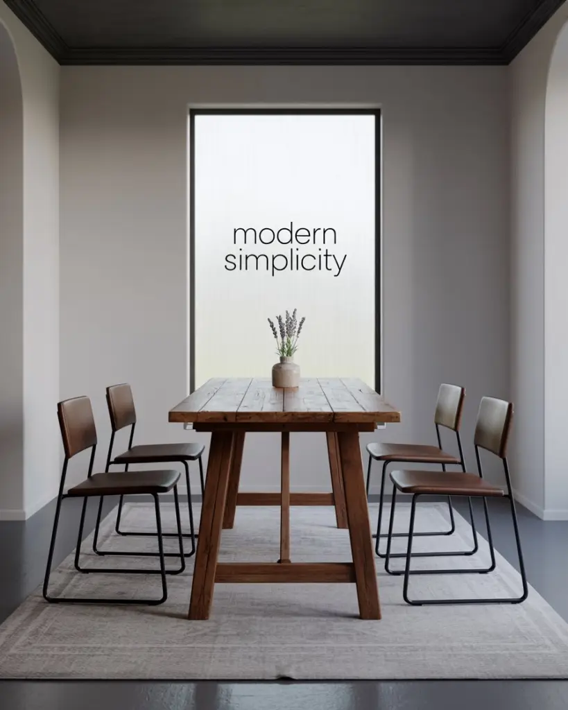 Rug: how to place, materials and tips from an interior designer 15 rug under rectangular dining table