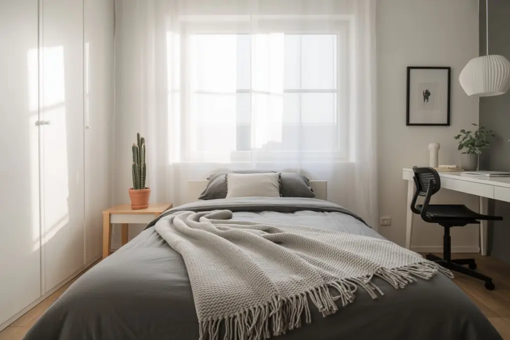 white bedroom design