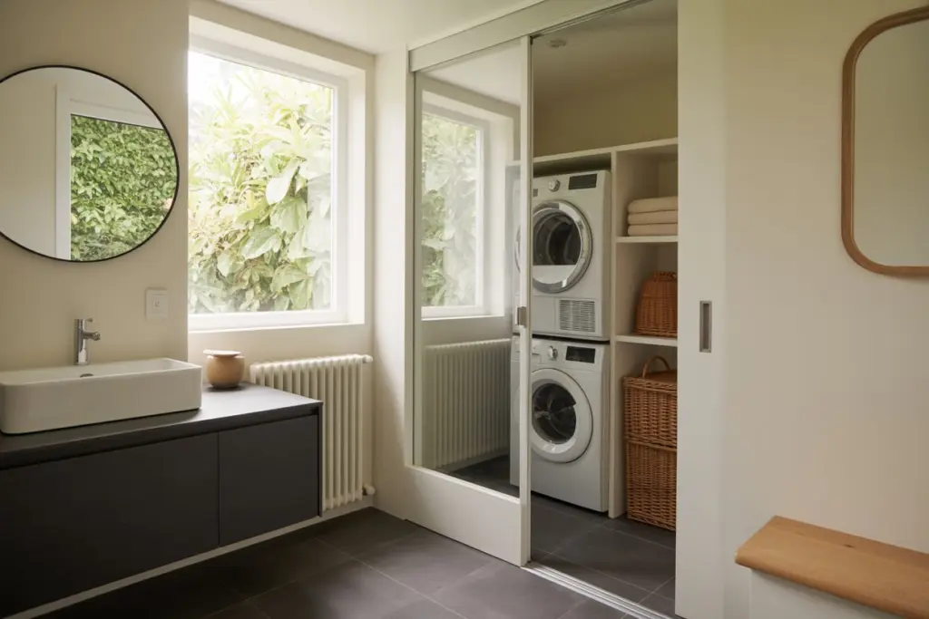 19 practical and clever ideas for laundry corner