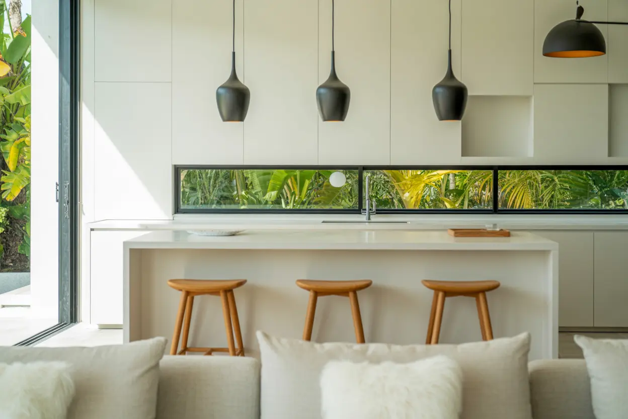 Interior design for living room with open kitchen: 15 mistakes to avoid