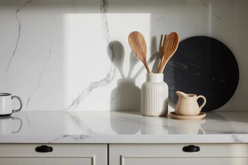 marble backsplash