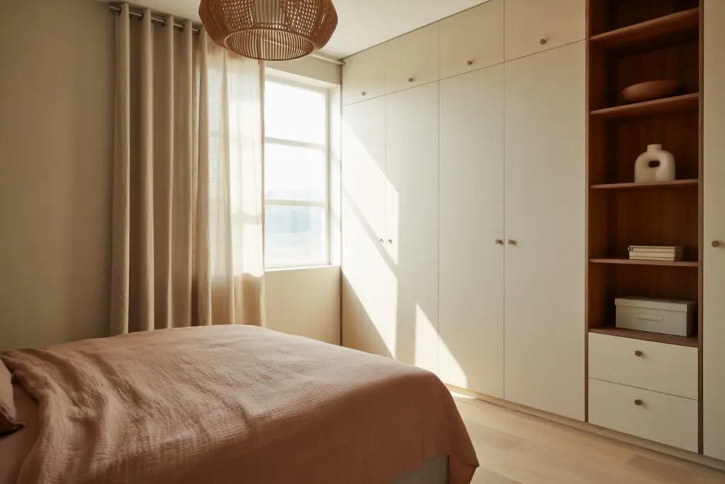 closet in bedroom