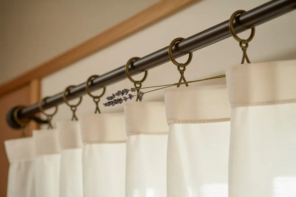rods for its curtains