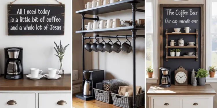 11 decorating ideas to create a small coffee corner