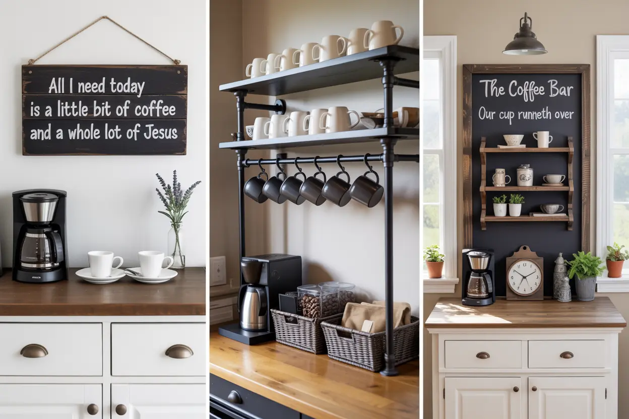 11 decorating ideas to create a small coffee corner