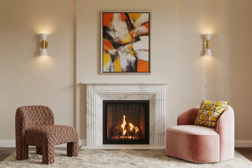 Fireplace decoration: How to decorate a fireplace top? 11 Consider the style of your room for fireplace decoration